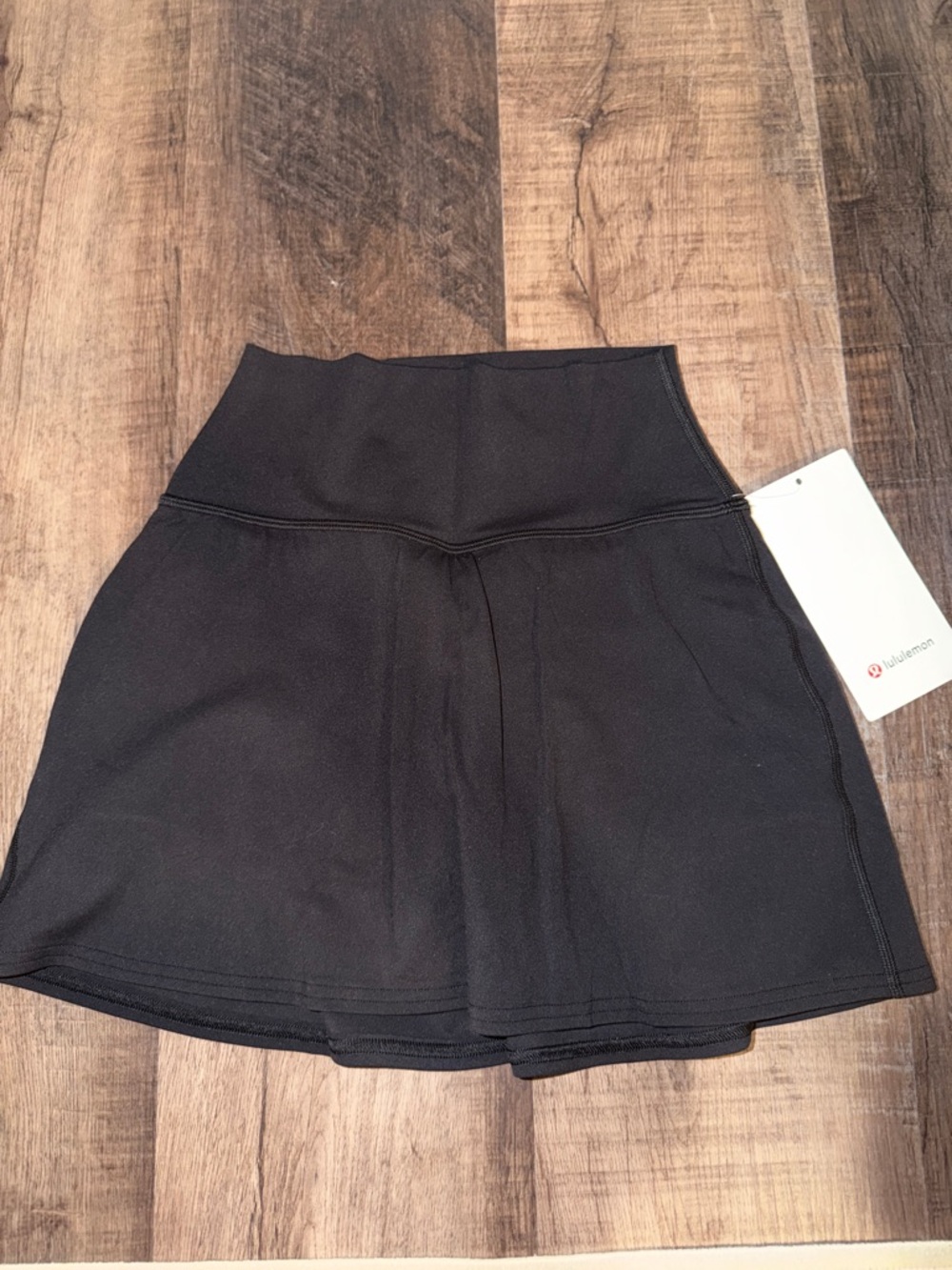 lululemon athletica Black Circle Skirt with Built-In Shorts